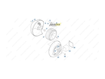 HDS 995 - stroj6 (Diel dmychadlo se 3 víčky)