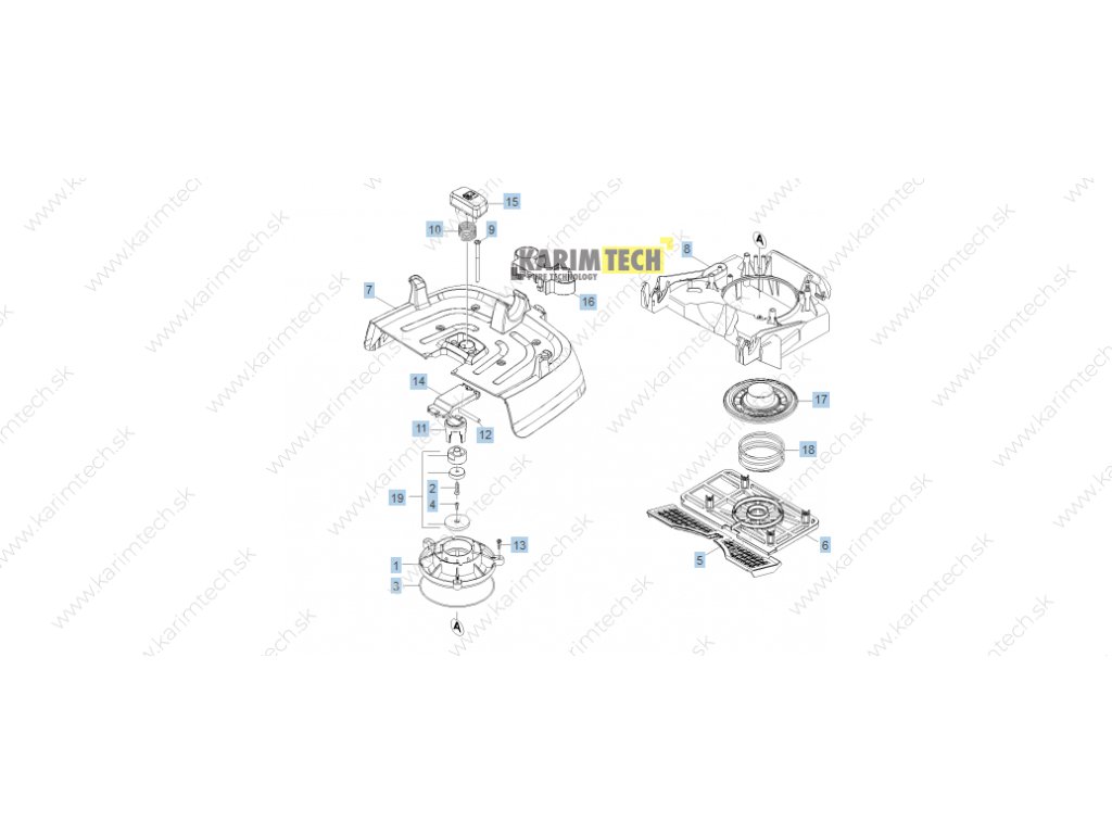 NT 351 Ap EU - Filter vibrator (Diel 19-Súprava náhradných dielov Magnet kompl.)