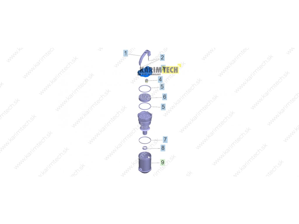 VC 3 - nadoba (Diel 6-Filter ASM)