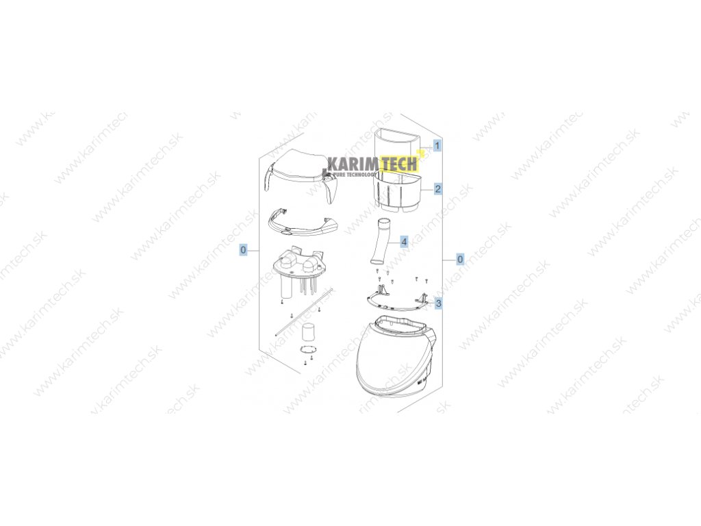 SV 1902 EU - Filter (Diel 0-Filter kompl. náhrada SV)