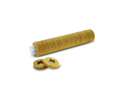 Kärcher - Valcový pad na dutinke, mäkký, žltý 400 mm, Mäkká, Žltá, 400 mm