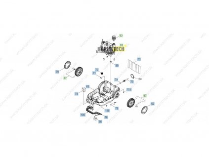 SG 44 EU - Diely komplet (Diel 167-Power nozzle set)