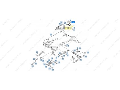 K 550 M - cylinder head (Diel 12-Súprava náhradných dielov WF+SV*EU)