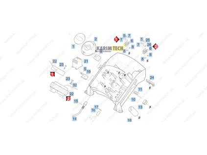 HDS 551 C - Electric control box (Diel 350-El. výbava BR 35/12)