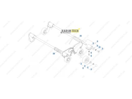 BR 4010C Adv - Chassis (Diel 0-Podvozok kompl.)