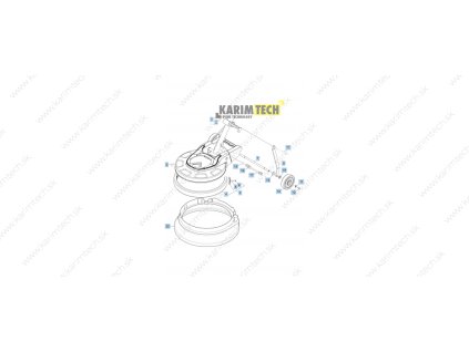 BDS 51180 C - Housing (Diel 20-"Exhauster ring complete 43cm/17"" Adv")