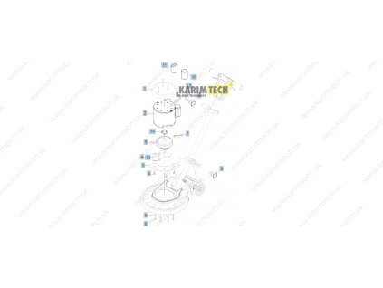 BDS 51180 C - Motor (Diel 7-Ochrana proti rozstreku motor BDS)