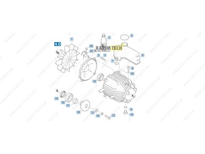 HDS 551 C - Motor 1 (Diel 0-Motor kompl. iba ako náhrada)