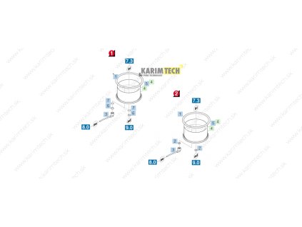 HDS 551 C - Burner bottom (Diel 3-Potrubie kotol HD)