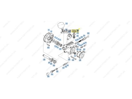 HDS 555 C - Pump set (Diel 16-Valve (3 Stück))