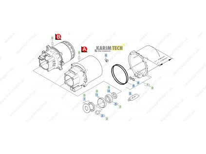 K 4 Compact (1.637-310.0) - motor (Diel 5-Tekutý tuk 50ml)