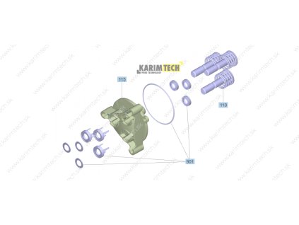 K 7 Compact - piston (Diel 115-Vedenie piesta)