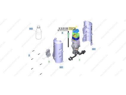 K 2 Compact Full Control - Pump set (Diel 902-Motorový olej 1L)
