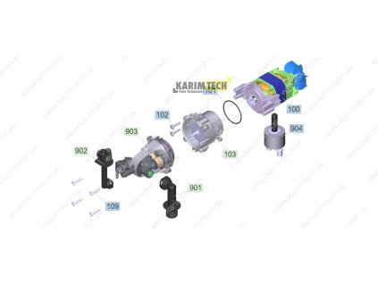 K 3 Compact - Pumpset (Diel 904-Specialne naradie na motor K2)