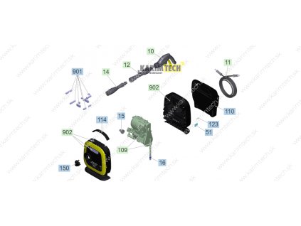 K Mini EU - Diely (Diel 901-Spare parts set foamed material shear size)
