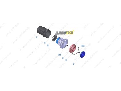 BP 3 HomeGarden - motor (Diel 9-Obežné koleso kompl.)