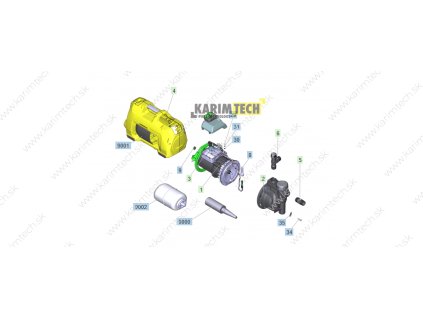 BP 4 HomeGarden - celok (Diel 9001-Kryt súprava ako náhrada BP Middle)