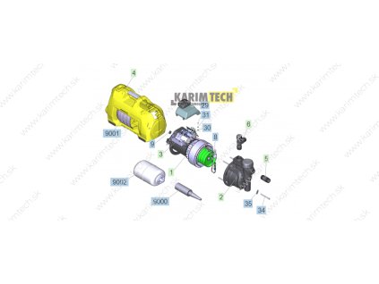 BP 7 HomeGarden - celok (Diel 9001-Súprava clôn ako náhrada Top kov)