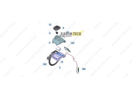 BP 7 HomeGarden - elektrika (Diel 12-Kryt spínač kompl. BP 3 H&G)
