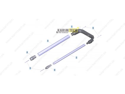 HD 5-15 CX Plus + FR Classic - rukovat (Diel 1-Rukoväť)