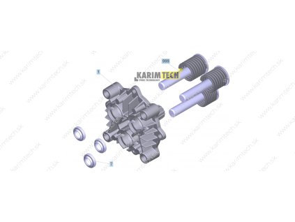 HD 6/15 M Plus - piest (Diel 999-Piest kompl. iba ako náhrada)