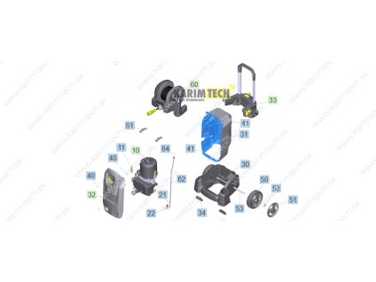 HD 6/15 MXA Plus - celok (Diel 32-Náhradný kryt pre HD-MX)