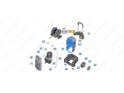 HD 8/18-4 MXA Plus - celok (Diel 32-Náhradný kryt pre HD-MX)
