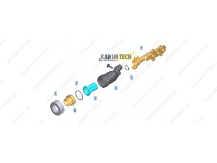 HD 8/18-4 MXA Plus - sanie (Diel 2-Water intake straight)