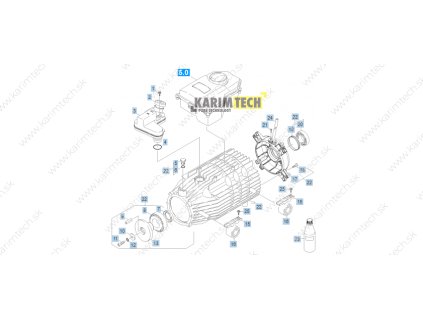 HD 10/23-4 S Plus - motor (Diel 13-Výkyvný kotúč -iba ako náhrada-)