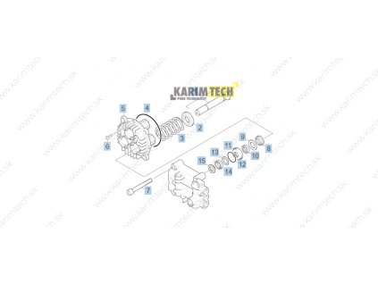 HD 10/25-4 SX Plus - piest1 (Diel 1-Piest kompl. iba ako náhrada)