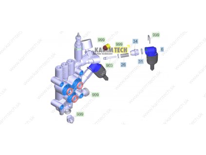 HDS 8/18-4 CX - hlava (Diel 999-Čerpadlová súprava)