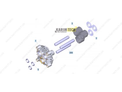 HDS 8/18-4 CX - piest (Diel 999-Piest komplet náhrada)