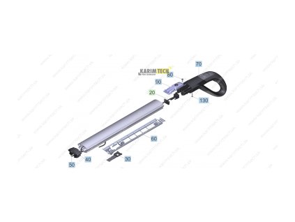 FC 5 Cordless Premium - stroj7 (Diel 70-Hand grip grey for replacement)