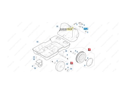 HDS 995 - stroj1 (Diel 19-Súprava Kryt kolesa)