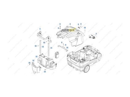 HDS 7/16-4C Basic - stroj1 (Diel 7-Súprava náhr. dielov Záves kapoty)