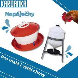 🐔☀️ Vedra netrápí jen nás. Čerstvá voda je v létě naprostou nutností také pro slepice, kachny, husy i další hospodářská...