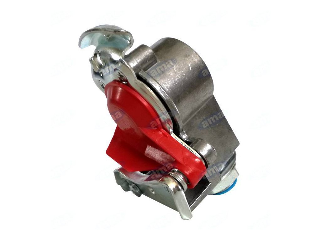 ISO-Kupplungskopf mit Filter rot