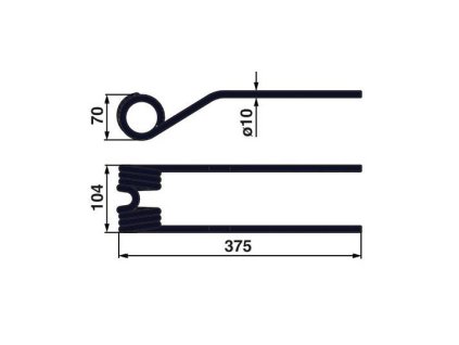 Feder für DEUTZ-FAHR Wender - KH