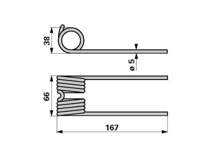 Druckfeder DEUTZ-FAHR