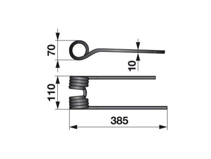 Tellerfeder KUHN - GF (rechts)