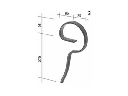 Feder ,, GARE,, 25x8,ohne Zahn