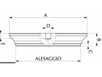 Zylinderboden 110 mm mit Bohrung