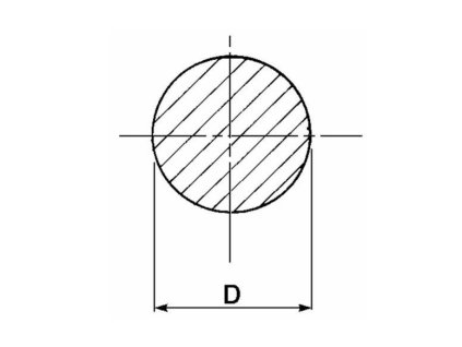 Stange für Kolben 30 mm