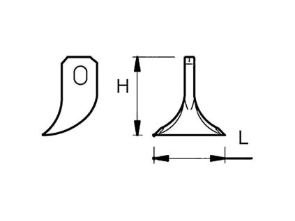 Mulchmesser 79x70 mm