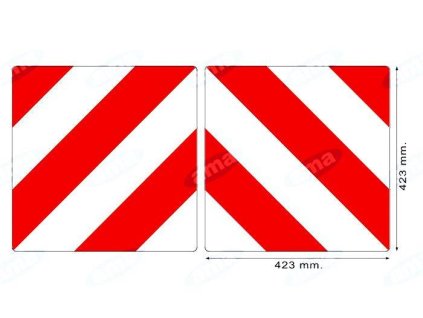 Warntafel 423x423 mm
