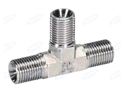 T-Verschraubung  3/8" Außengewinde , 60°Konus