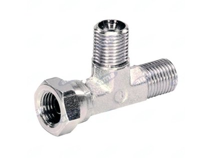 T-Verschraubung 1/4" männlich x männlich x  weiblich