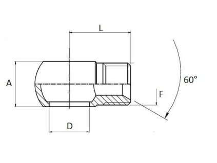 Ringnippel mit 3/8"/3/8" Gewinde