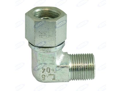 Winkel- Verschraubung mit Gewinde 90° Außen-/Innengewinde Überwurfmutter 3/8"