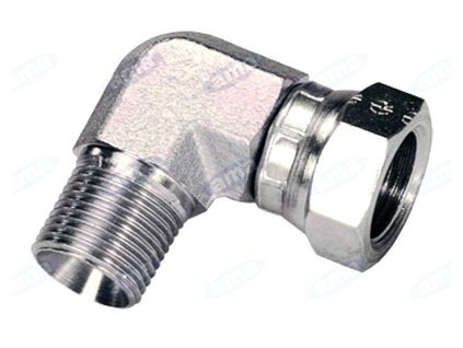 Winkel- Verschraubung mit Gewinde 90° Außen-/Innengewinde Überwurfmutter 3/4"